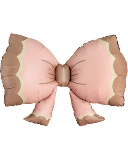 Бант, Розовый, Сатин